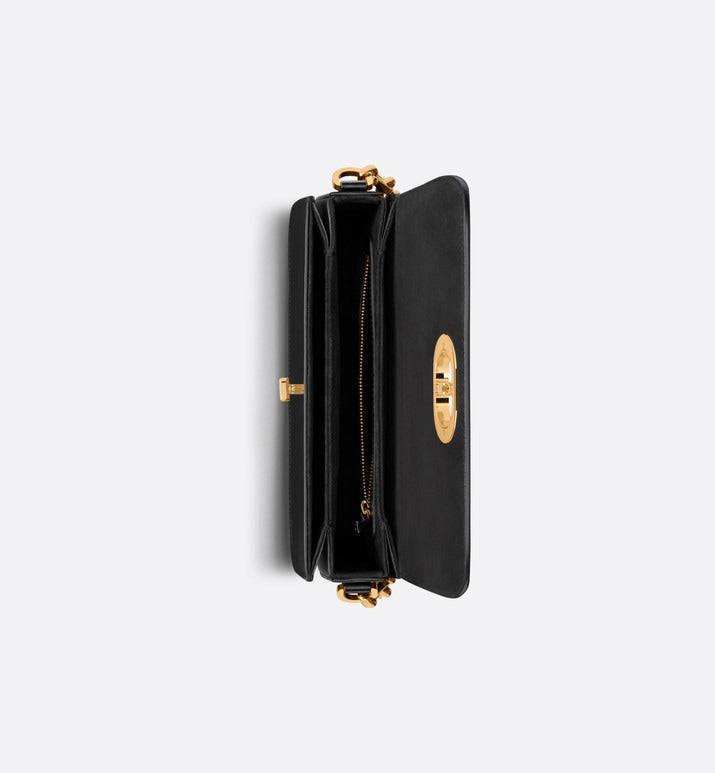 30 Montaigne Avenue Bag • Black Box Calfskin