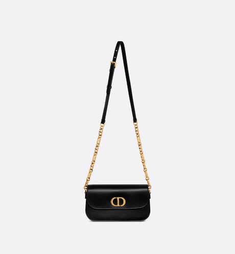30 Montaigne Avenue Bag • Black Box Calfskin