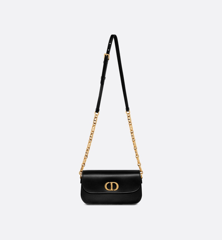 30 Montaigne Avenue Bag • Black Box Calfskin