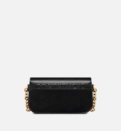 30 Montaigne Avenue Bag • Black Box Calfskin