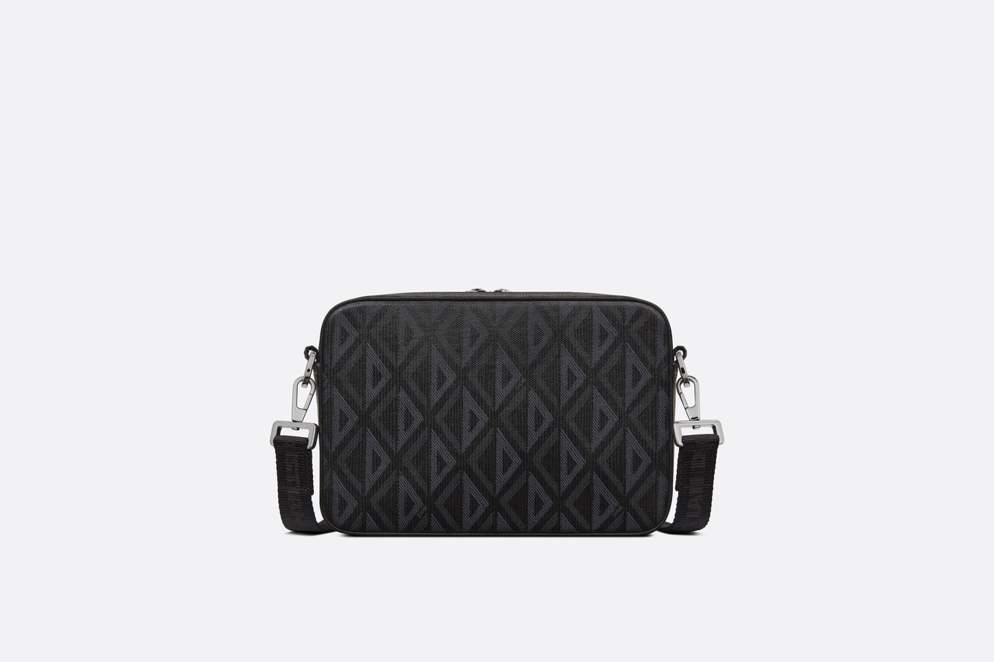 Safari Bag with Strap • Black CD Diamond Canvas