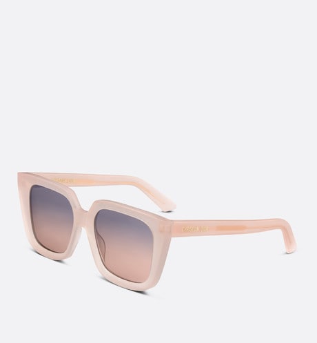 DiorMidnight S1I • Pink Matte Square Sunglasses