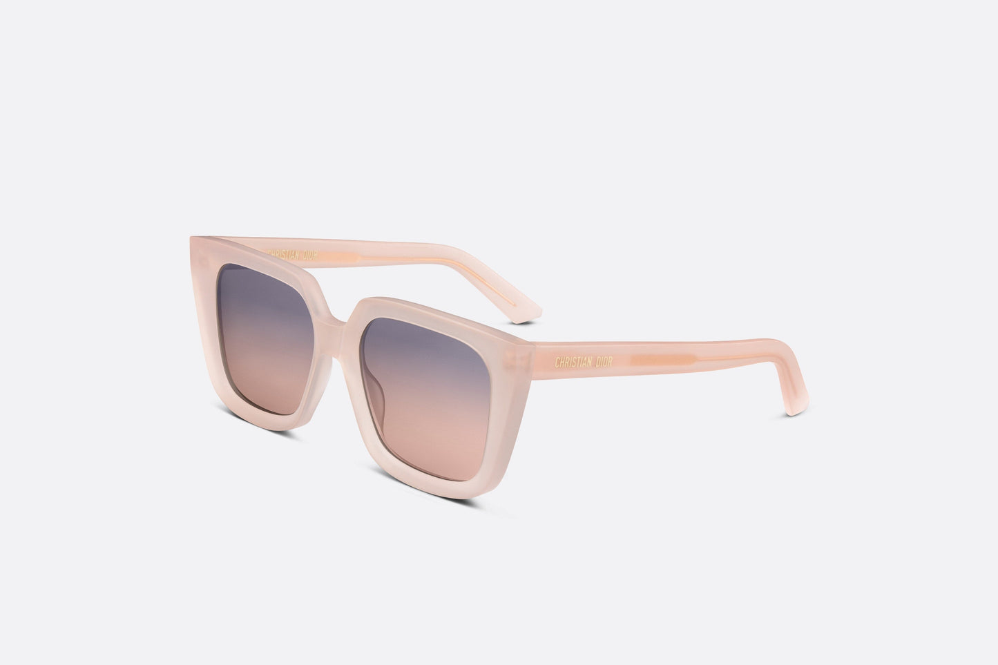 DiorMidnight S1I • Pink Matte Square Sunglasses