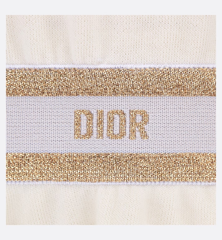 Kid's Short Skater Dress • Ivory Cotton-Blend Fleece