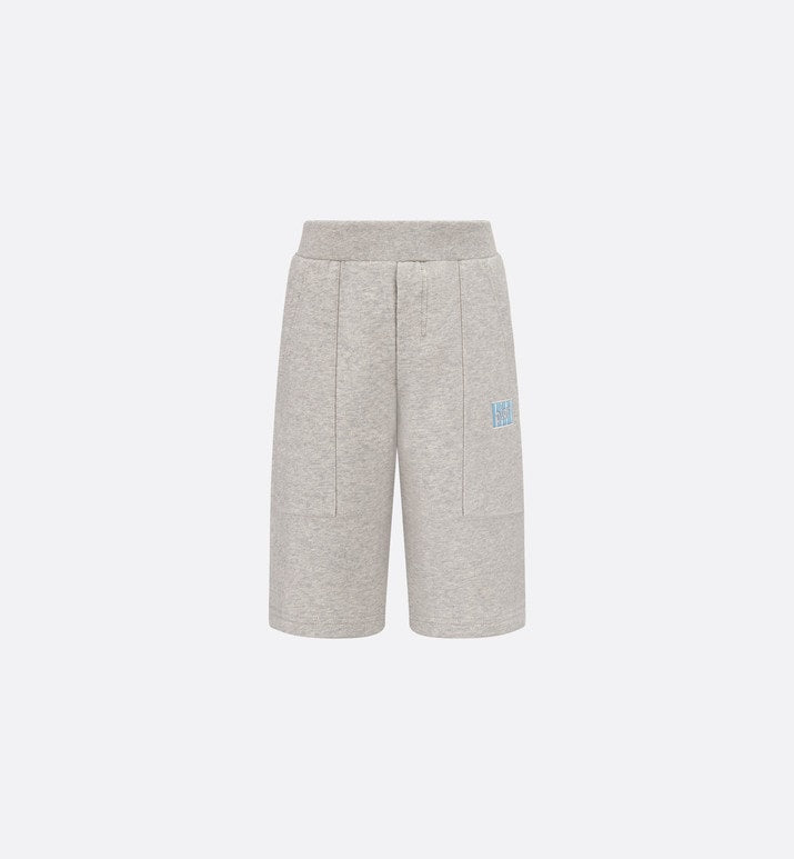 Kid's Bermuda Shorts • Heathered Gray Cotton Fleece