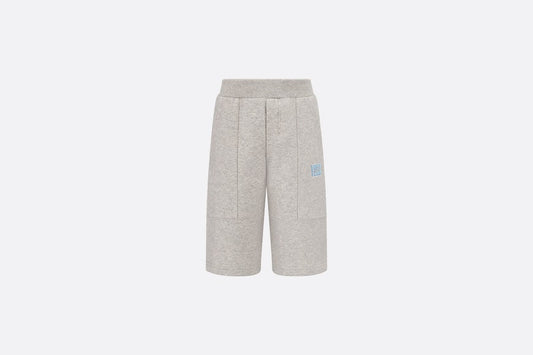 Kid's Bermuda Shorts • Heathered Gray Cotton Fleece
