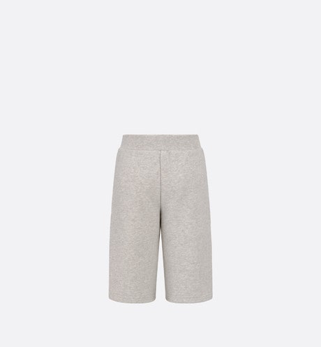 Kid's Bermuda Shorts • Heathered Gray Cotton Fleece