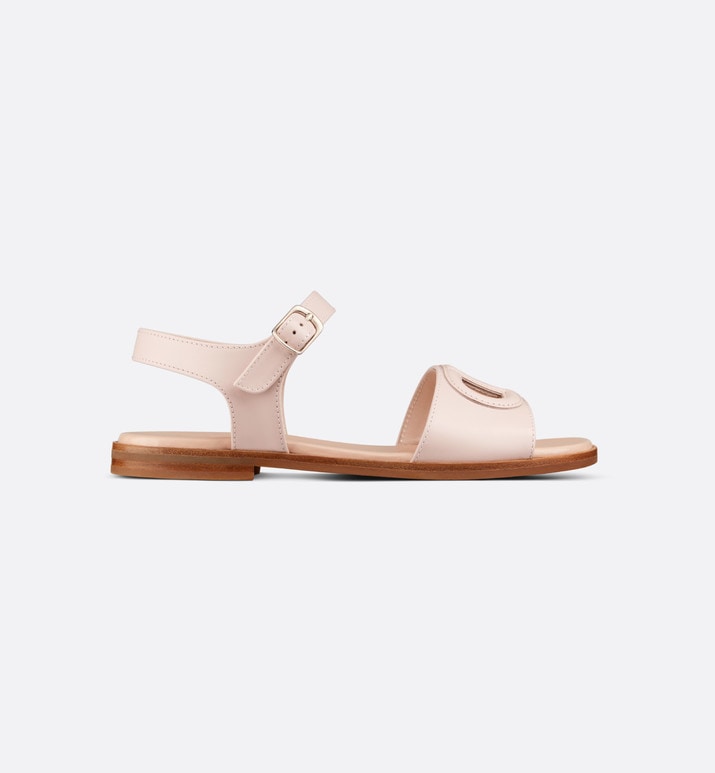 Kid's Sandal • Pale Pink Calfskin