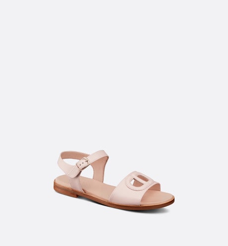 Kid's Sandal • Pale Pink Calfskin