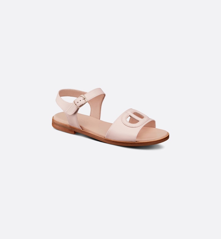 Kid's Sandal • Pale Pink Calfskin
