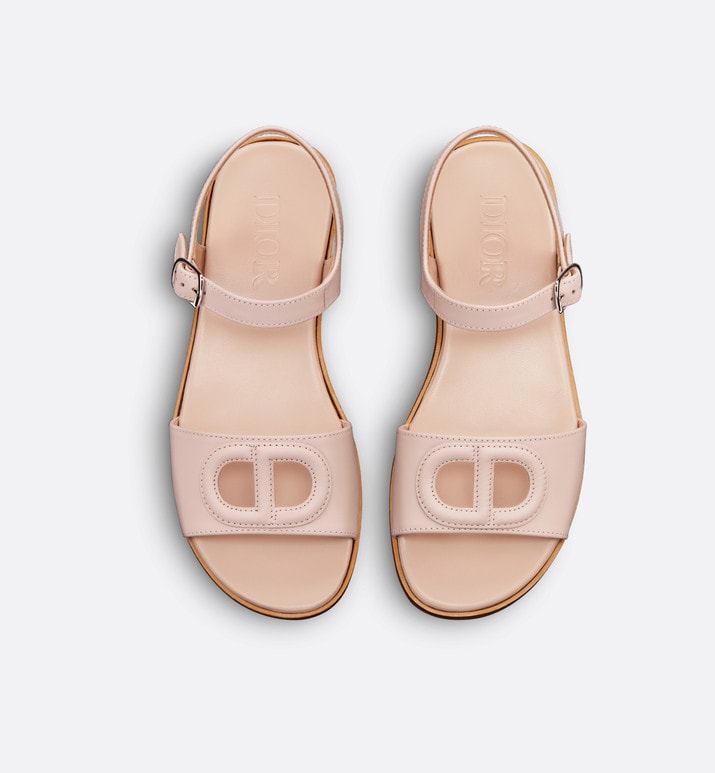 Kid's Sandal • Pale Pink Calfskin