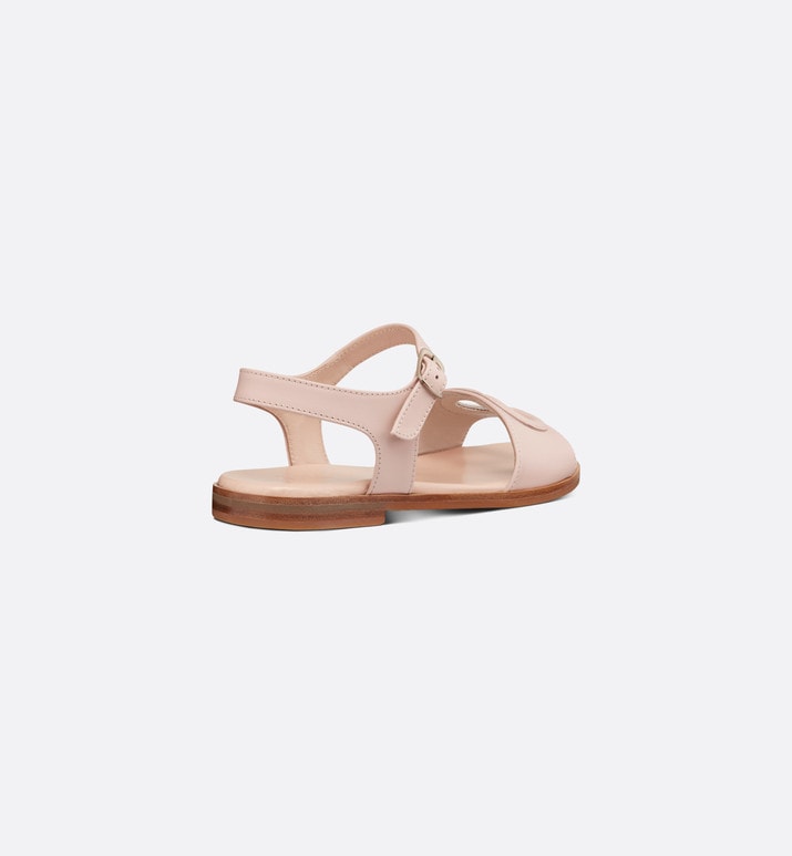 Kid's Sandal • Pale Pink Calfskin