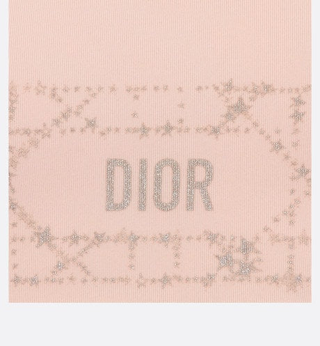 Kid's Two-Piece Swimsuit • Pale Pink Technical Fabric with Pale Gold-Tone Cannage Motif