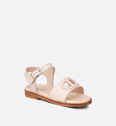 Baby Sandal • Pale Pink Calfskin