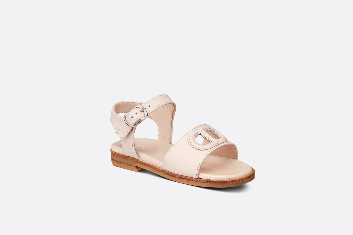 Baby Sandal • Pale Pink Calfskin