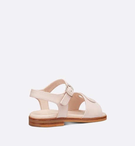 Baby Sandal • Pale Pink Calfskin