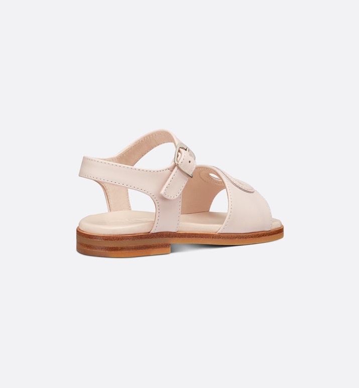 Baby Sandal • Pale Pink Calfskin
