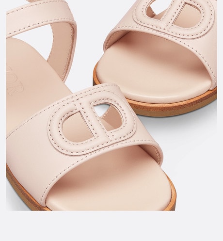 Baby Sandal • Pale Pink Calfskin
