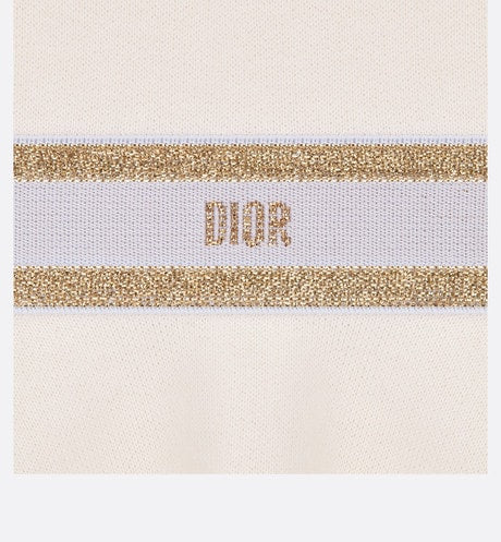 Baby Skater Dress • Ivory Cotton-Blend Fleece