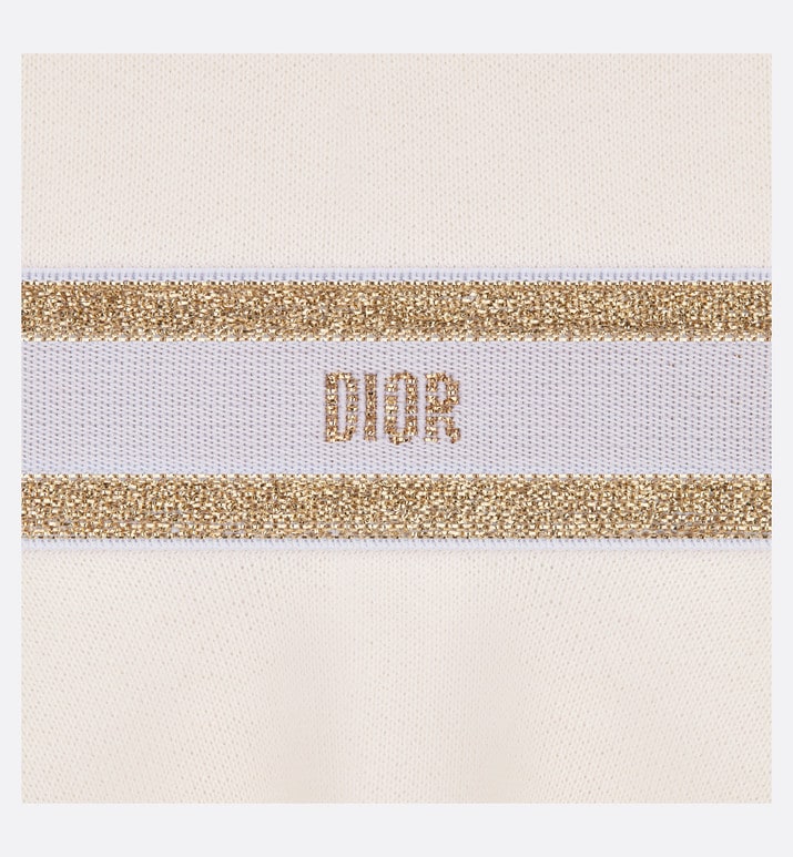 Baby Skater Dress • Ivory Cotton-Blend Fleece