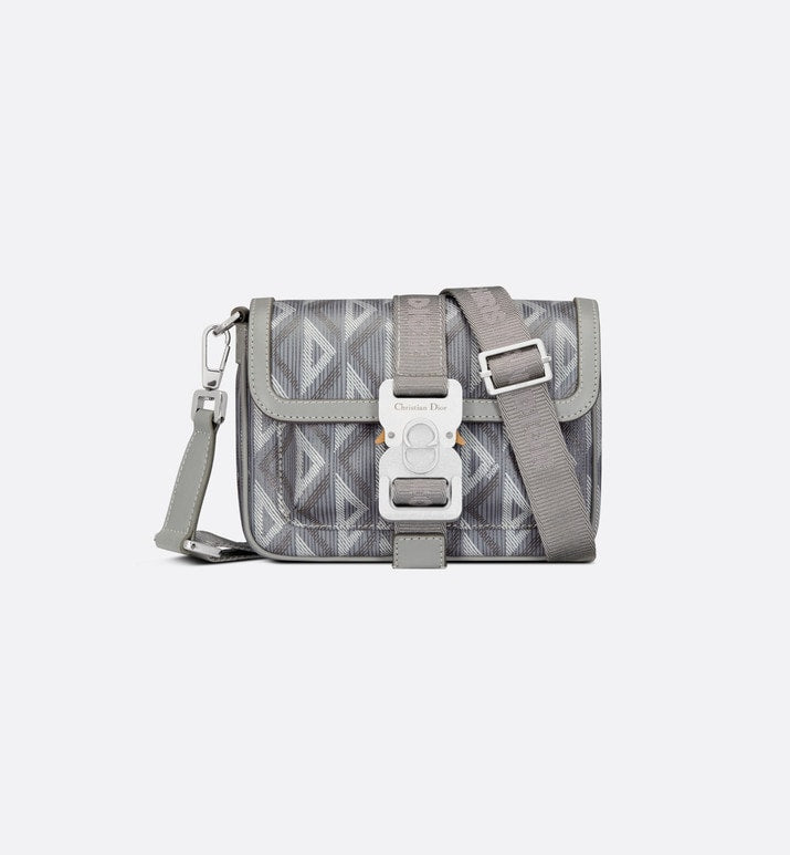 Dior Hit the Road Mini Bag • Dior Gray CD Diamond Canvas