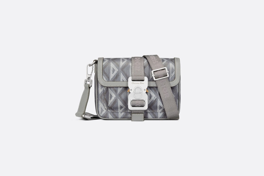 Dior Hit the Road Mini Bag • Dior Gray CD Diamond Canvas
