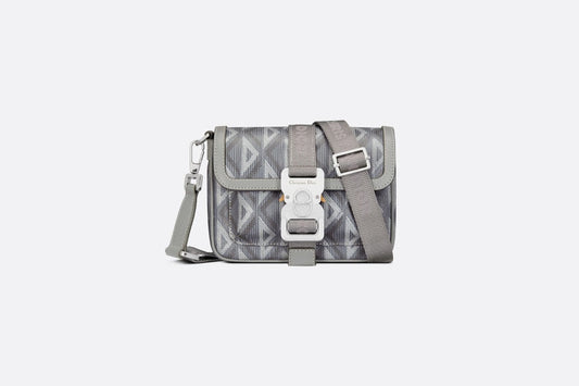 Dior Hit the Road Mini Bag • Dior Gray CD Diamond Canvas