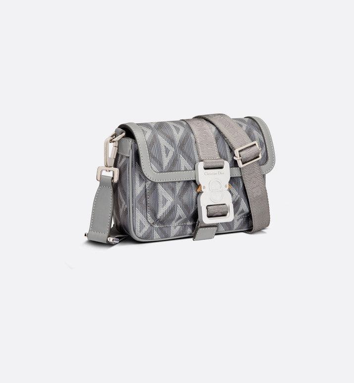 Dior Hit the Road Mini Bag • Dior Gray CD Diamond Canvas