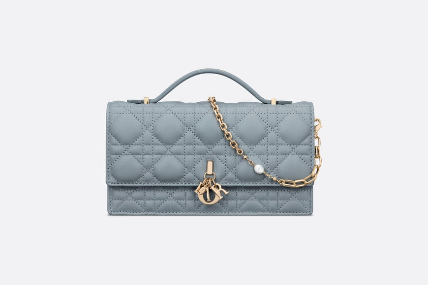 Miss Dior Mini Bag • Cloud Blue Cannage Lambskin