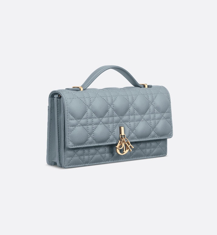 Miss Dior Mini Bag • Cloud Blue Cannage Lambskin