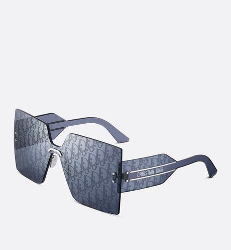 DiorClub M5U • Blue Dior Oblique Square Sunglasses