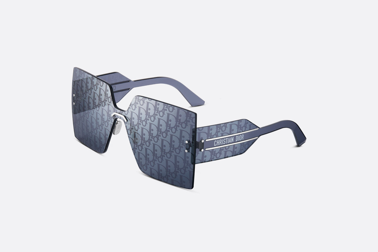DiorClub M5U • Blue Dior Oblique Square Sunglasses