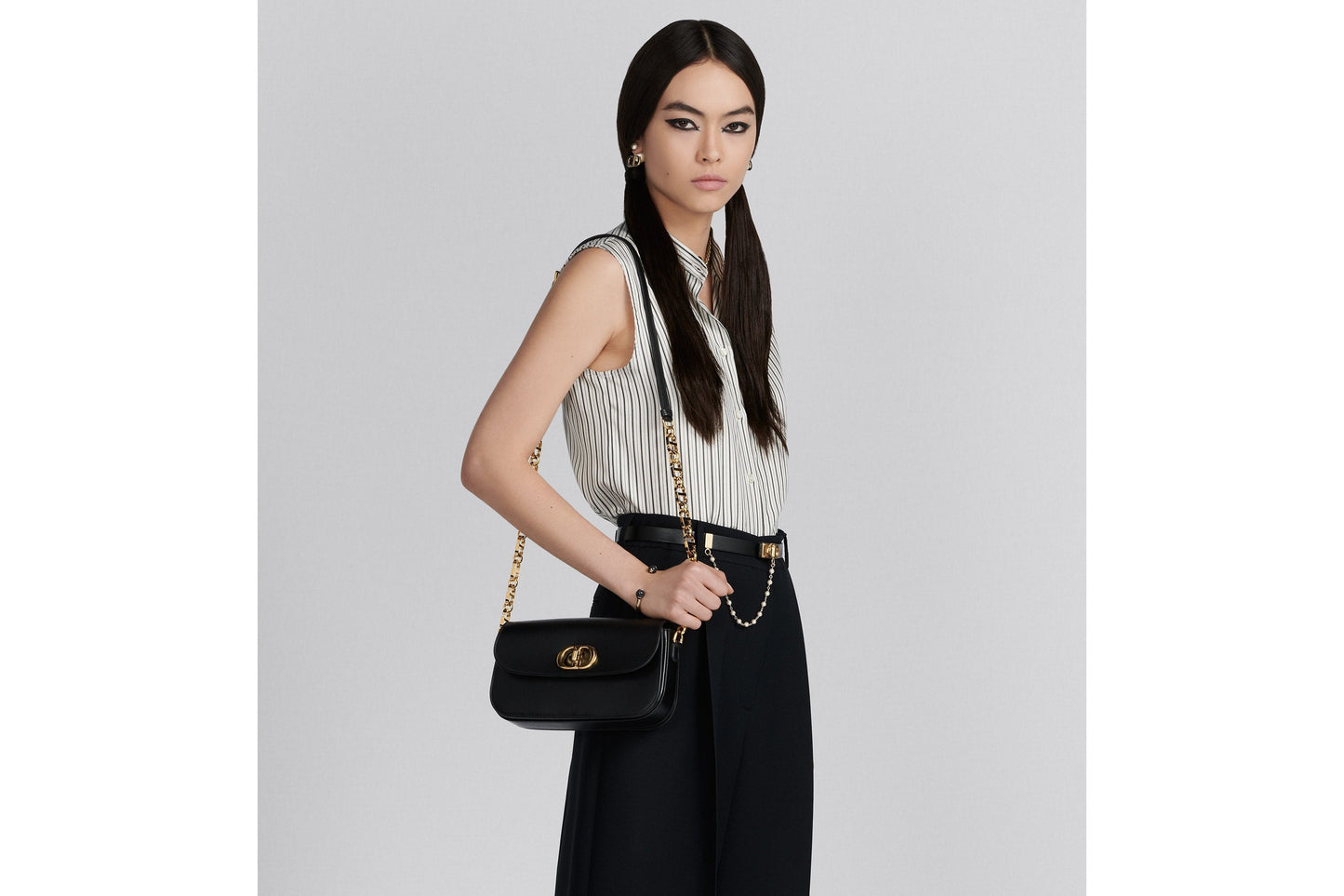 30 Montaigne Avenue Bag • Dusty Ivory Box Calfskin