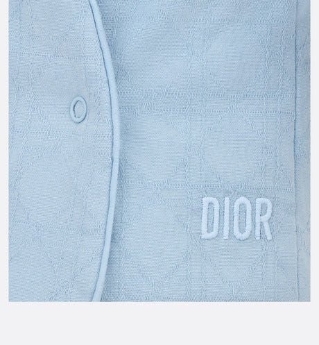 Newborn Gift Set • Sky Blue Cannage Cotton Voile