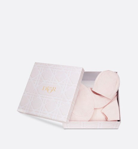 Newborn Gift Set • Pale Pink Cannage Jersey and Cotton Voile