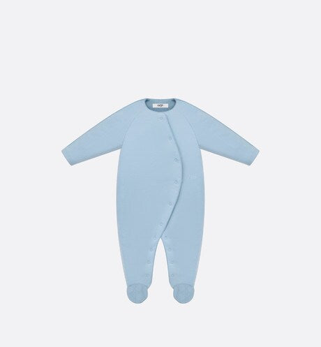 Newborn Gift Set • Sky Blue Cannage Jersey and Cotton Voile
