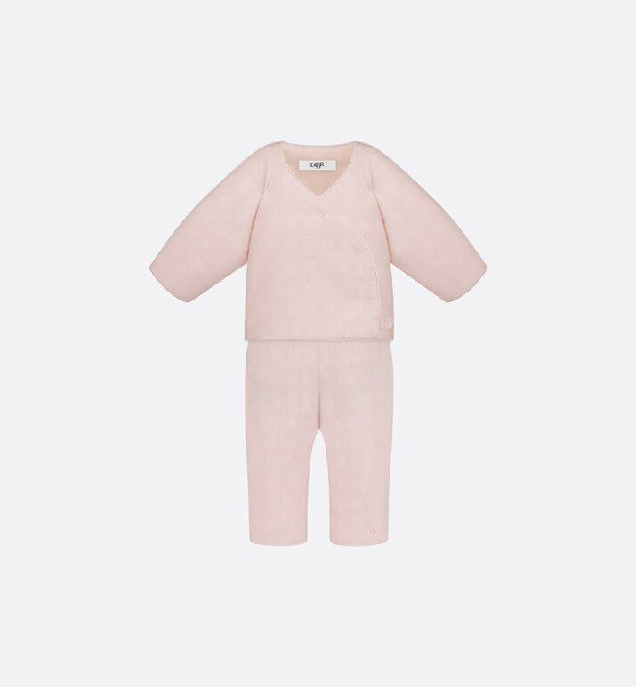 Newborn Gift Set • Pale Pink Cannage Cotton Voile