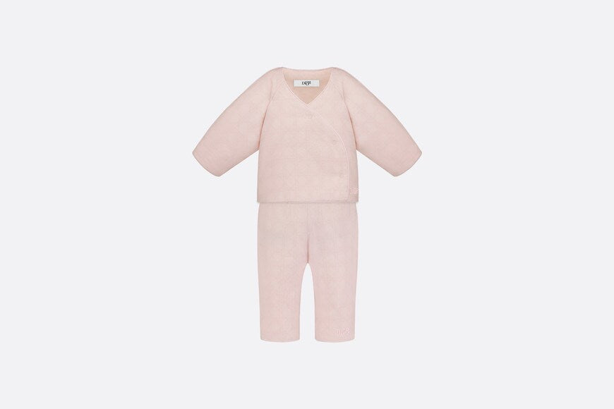 Newborn Gift Set • Pale Pink Cannage Cotton Voile