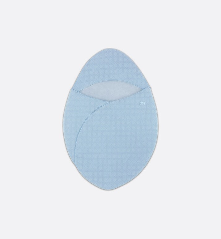 Sleeping Bag • Sky Blue Cannage Cotton Voile