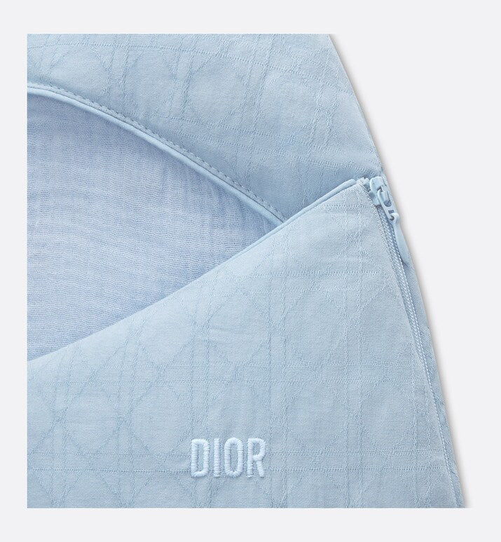 Sleeping Bag • Sky Blue Cannage Cotton Voile