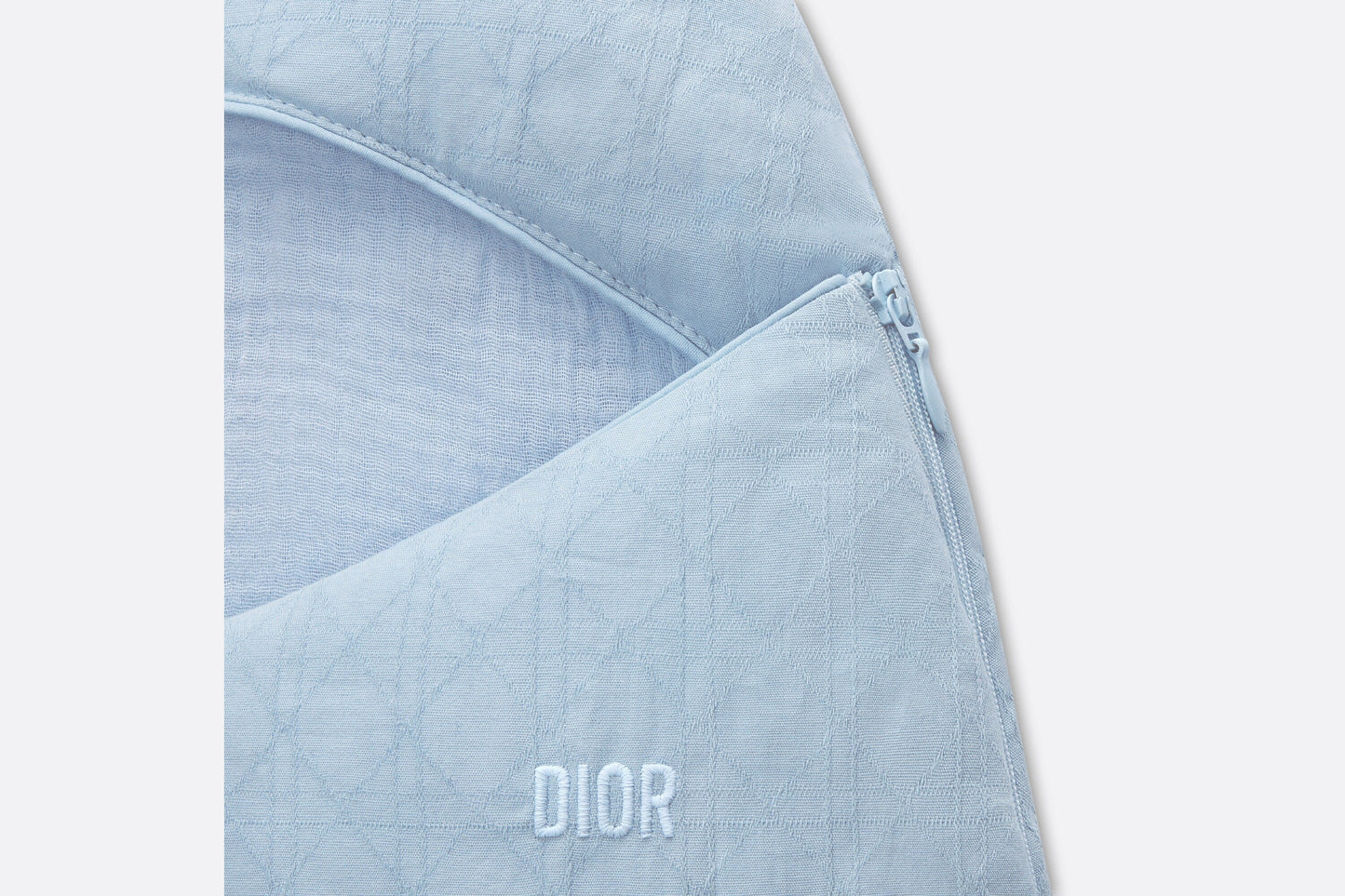 Sleeping Bag • Sky Blue Cannage Cotton Voile