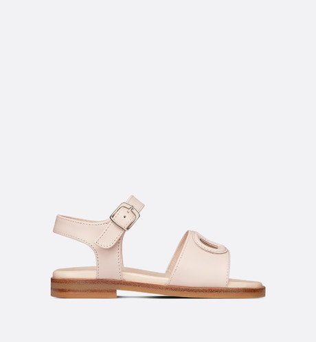 Baby Sandal • Pale Pink Calfskin