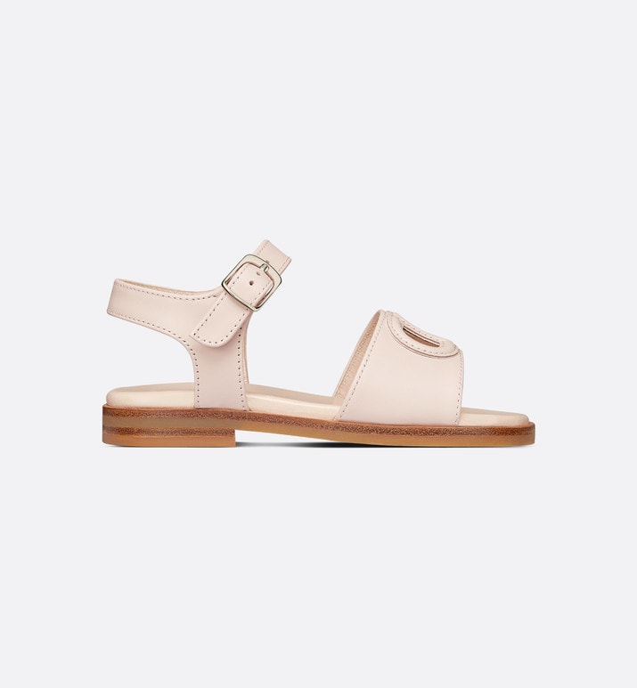 Baby Sandal • Pale Pink Calfskin