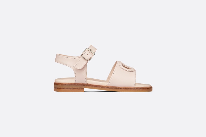 Baby Sandal • Pale Pink Calfskin