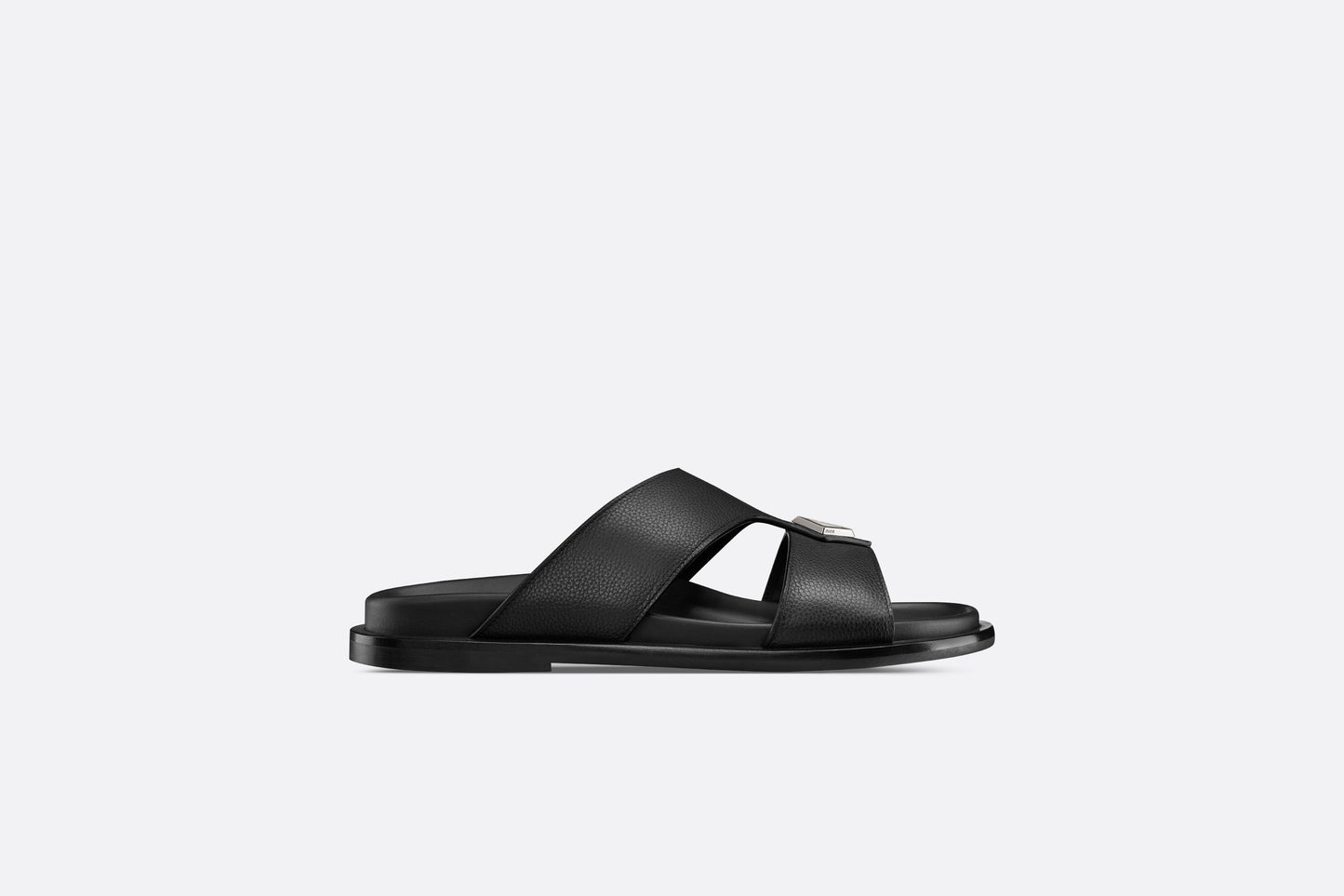 Dior Aqua Sandal • Black Grained Calfskin