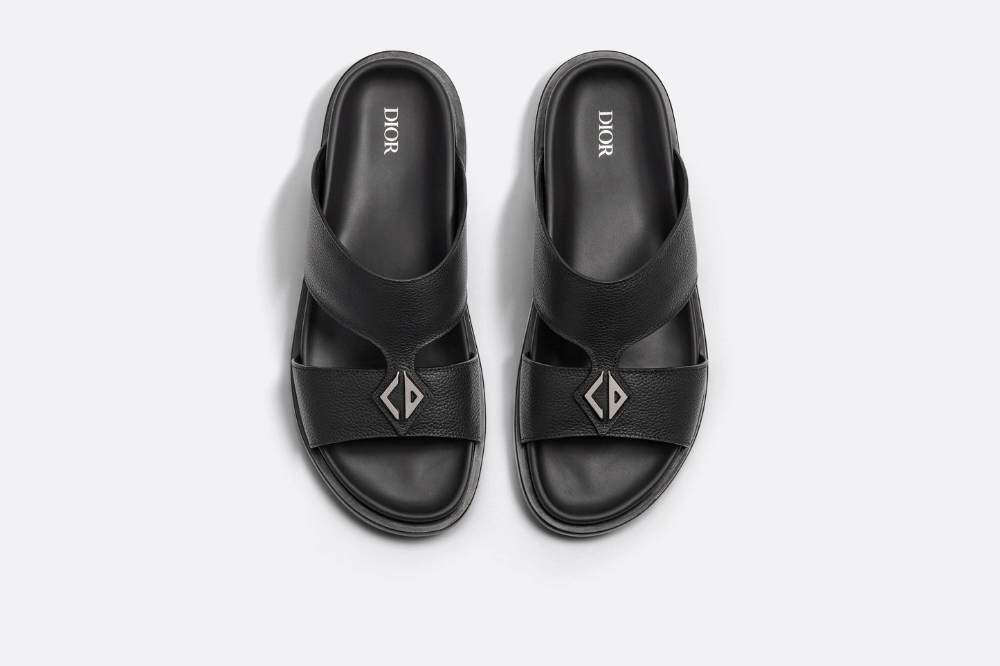 Dior Aqua Sandal • Black Grained Calfskin