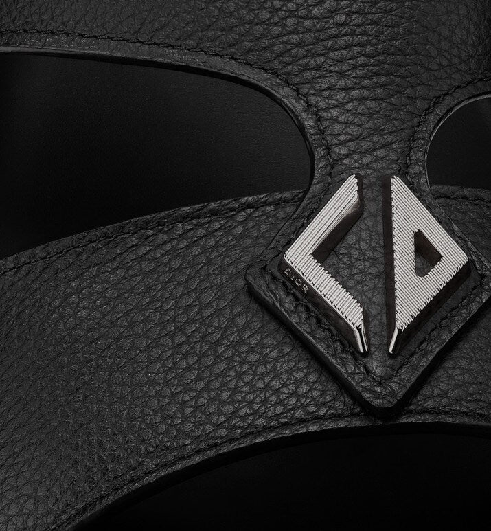 Dior Aqua Sandal • Black Grained Calfskin