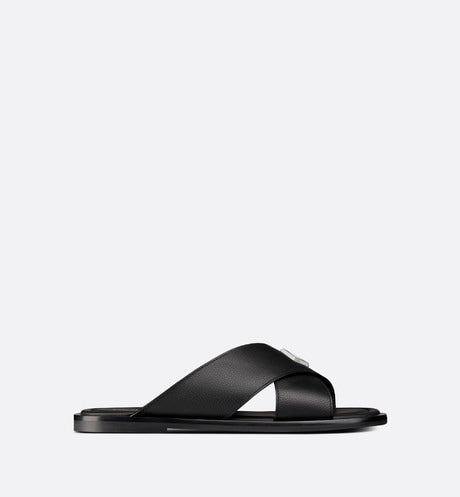 Dior Alias Sandal • Black Grained Calfskin