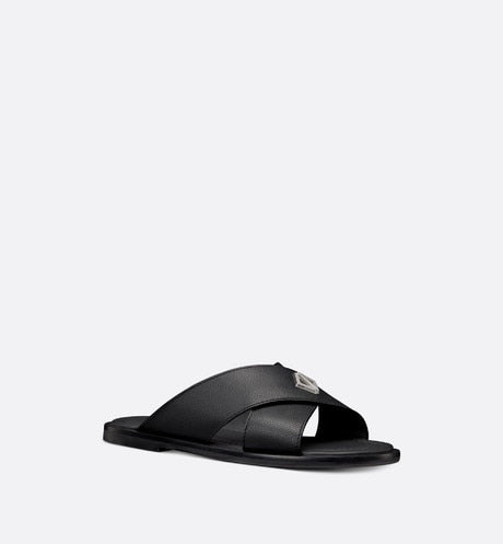 Dior Alias Sandal • Black Grained Calfskin