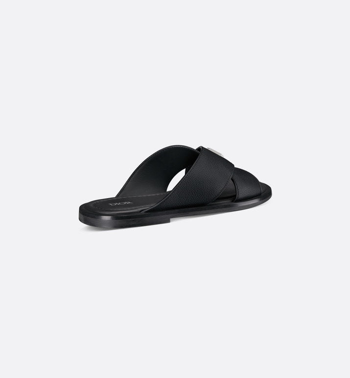 Dior Alias Sandal • Black Grained Calfskin